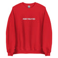 Paint Philly Red Sweatshirt