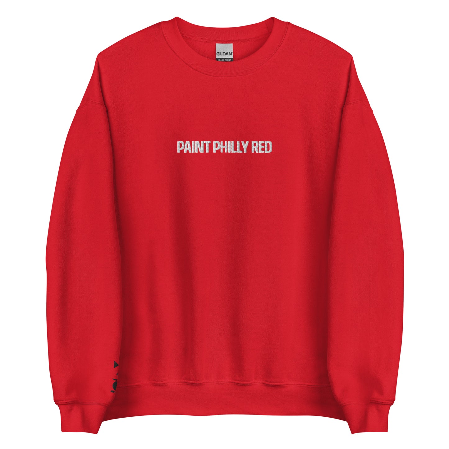 Paint Philly Red Sweatshirt